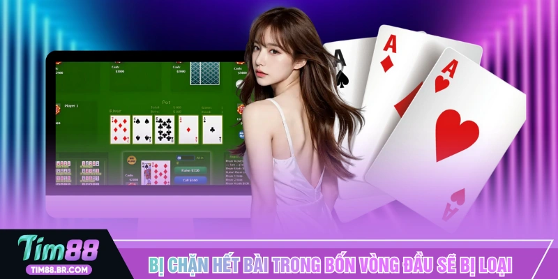 Bị chặn hết bài trong bốn vòng đầu sẽ bị loại