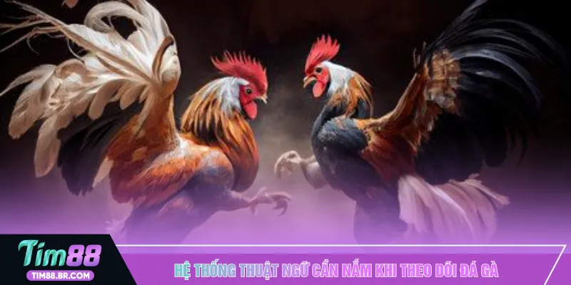 Hệ thống thuật ngữ cần nắm khi theo dõi đá gà 