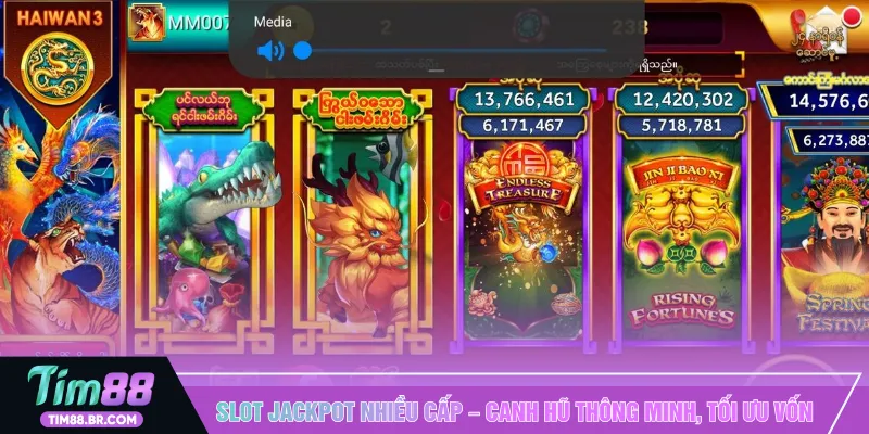 Slot jackpot nhiều cấp – Canh hũ thông minh, tối ưu vốn